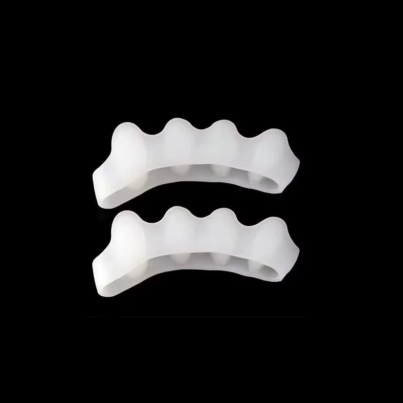 2Pc Silicone Toe Separator Fingers Feet Toe Spreader Hallux Valgus Bunion Corrector Toe Straightener Corrector Finger Separators
