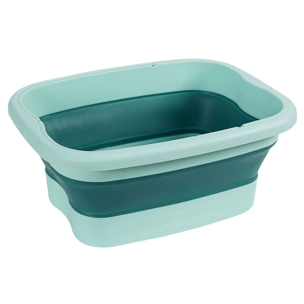 Cubo de masaje portátil para baño de pies, fácil de guardar, bañera plegable para relajarse y aliviar el dolor.