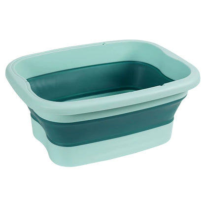 Cubo de masaje portátil para baño de pies, fácil de guardar, bañera plegable para relajarse y aliviar el dolor.