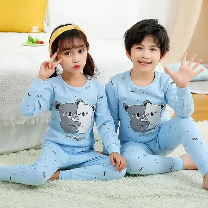 Conjunto de Pijama Infantil Suave de Algodón | Ropa de Dormir Cómoda para Niños y Niñas