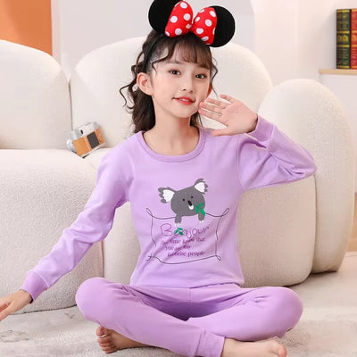 Conjunto de Pijama Infantil Suave de Algodón | Ropa de Dormir Cómoda para Niños y Niñas