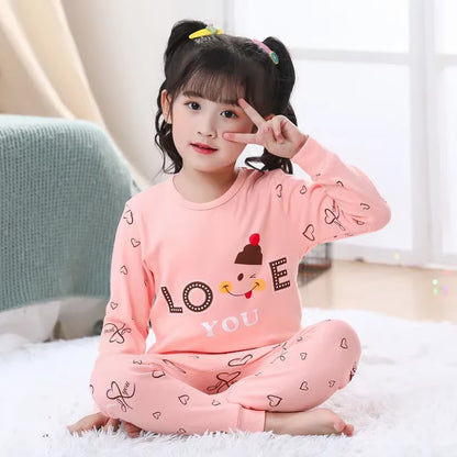 Conjunto de Pijama Infantil Suave de Algodón | Ropa de Dormir Cómoda para Niños y Niñas
