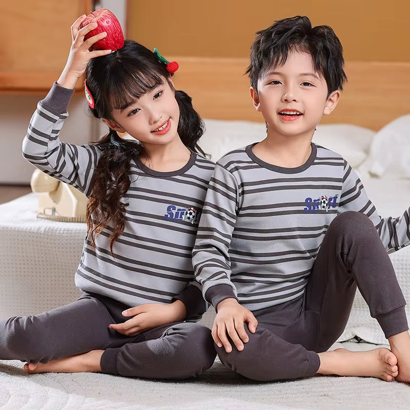 Conjunto de Pijama Infantil Suave de Algodón | Ropa de Dormir Cómoda para Niños y Niñas