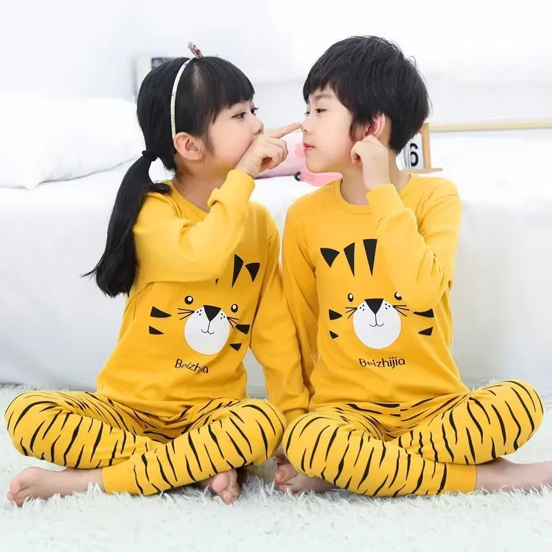 Conjunto de Pijama Infantil Suave de Algodón | Ropa de Dormir Cómoda para Niños y Niñas