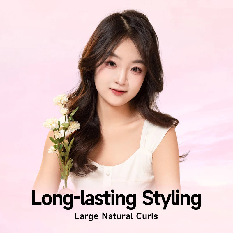 Rizador de pelo automático de 32 mm, rodillo de cerámica giratorio automático, rizador grande de 40 mm, rizador profesional, varita rizadora.