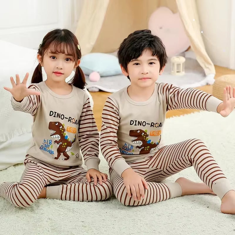 Conjunto de Pijama Infantil Suave de Algodón | Ropa de Dormir Cómoda para Niños y Niñas