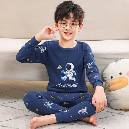 Conjunto de Pijama Infantil Suave de Algodón | Ropa de Dormir Cómoda para Niños y Niñas